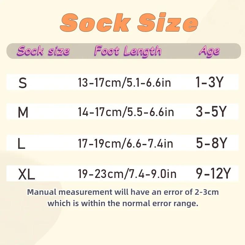 3 paires de chaussettes pour enfants de couleurs mélangées aléatoires avec motifs de nœuds en dentel