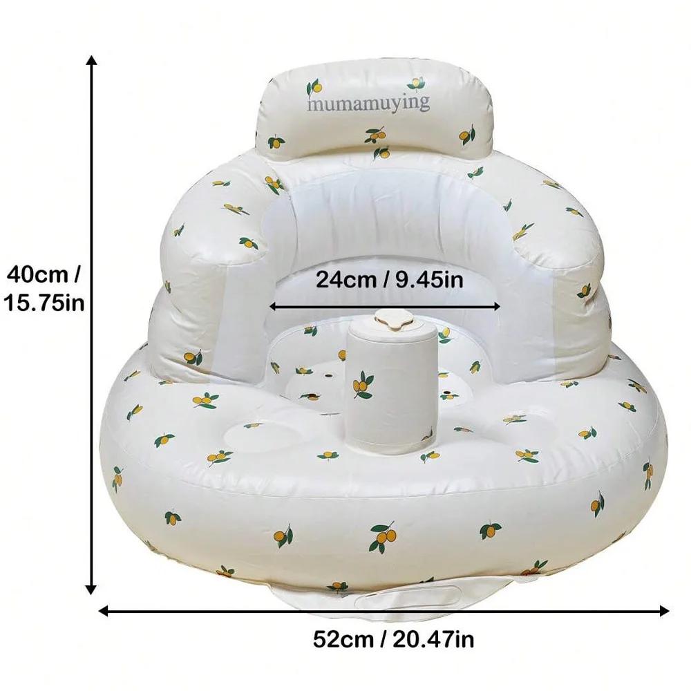 Baignoire gonflable pour bébé/chaise gonflable pour bébé, baignoire pour tout-petits avec pompe à Ai