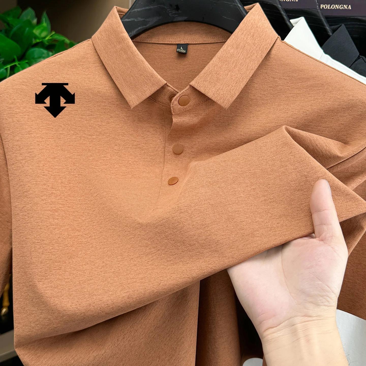 Nouveau polo d'été pour homme à manches courtes, style business décontracté, confortable et sportif,