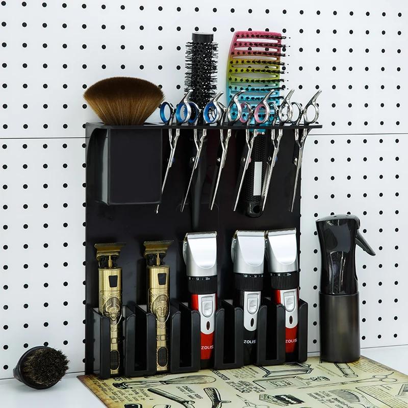 Outils professionnels de barbier, plateau mural pour outils de Salon, boîte de rangement pour barbie