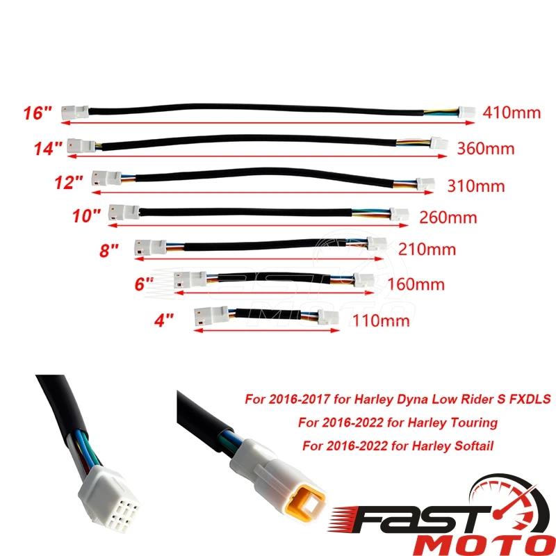 Extension de Fil de Guidon Électronique pour Harley Touring Softail M8 Street Bob, Installation de C