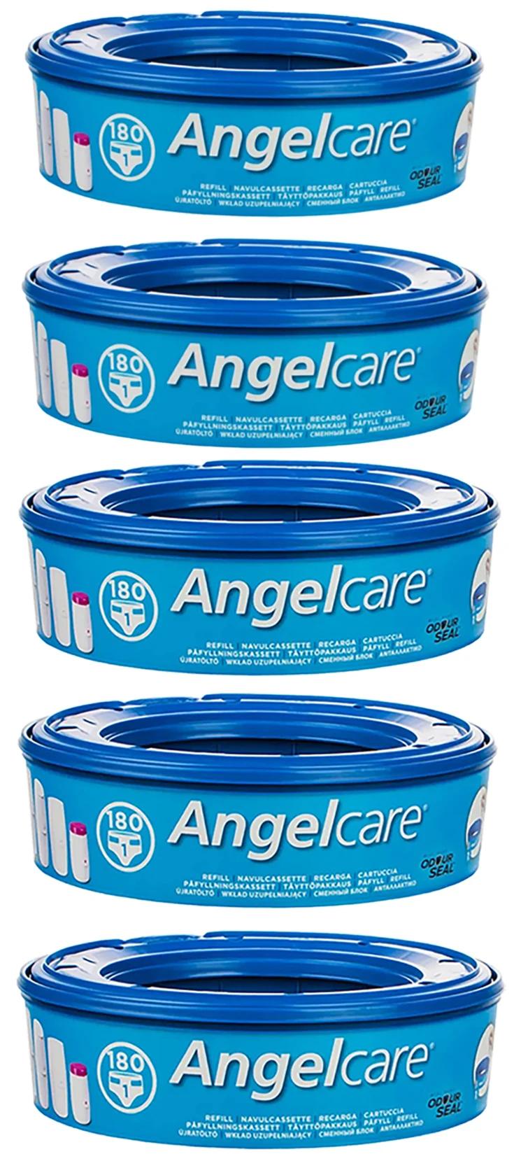 Angelcare-Recharge pour conteneur à couches, lot de 5