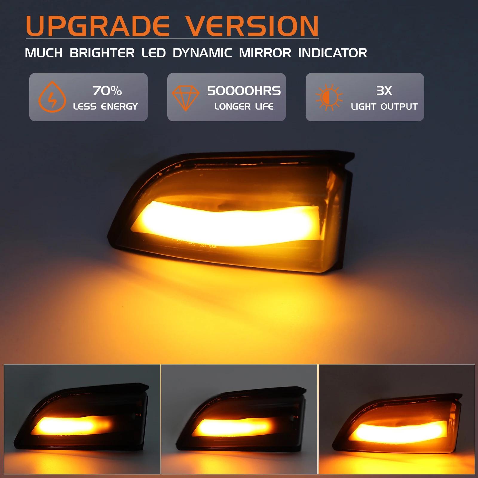 Enquêter de Position Latéral LED Clignotant ociamique, Indicateur pour Volvo XC60 2008 2009 2010 201