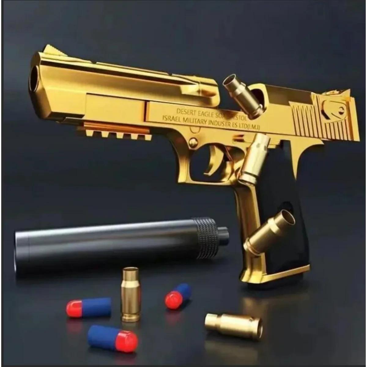 Desert Eagle – pistolet jouet à éjection de coque, pistolet Airsoft, balle en mousse souple, arme CS