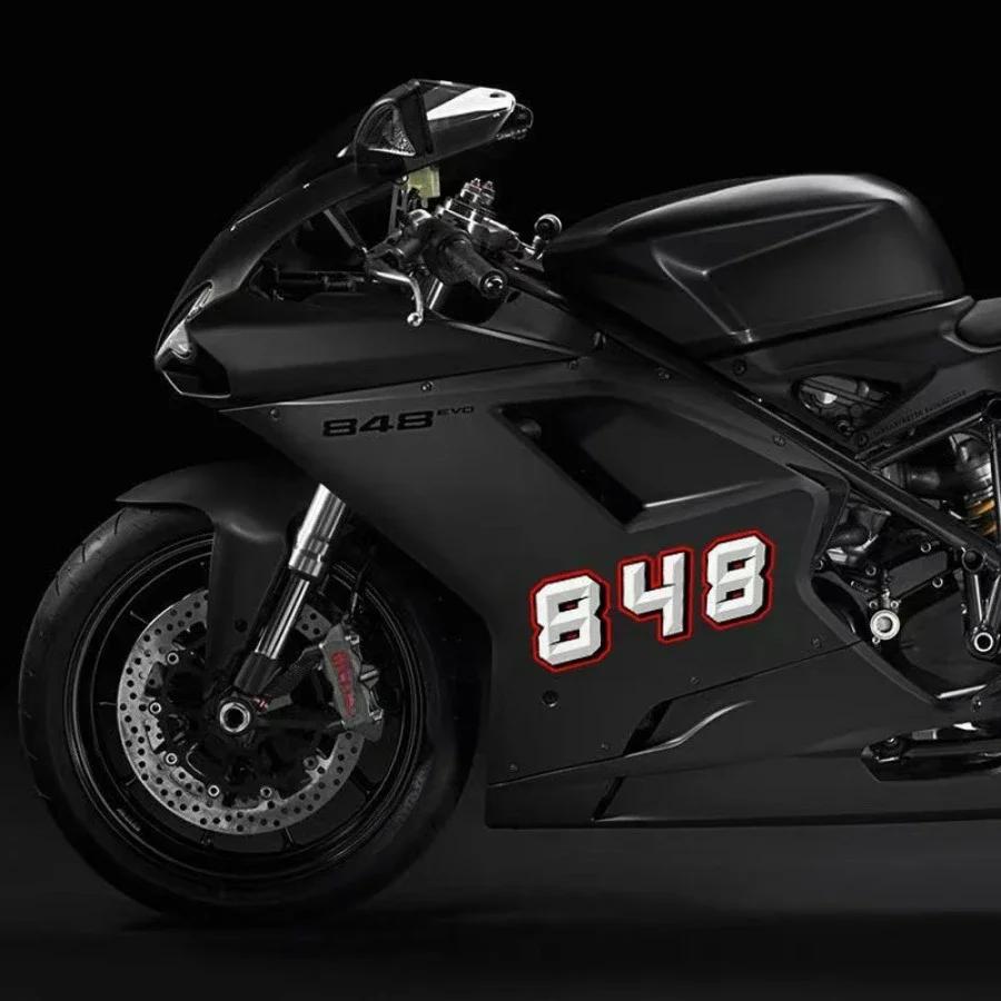 Autocollant réfléchissant de numéro de moto 0-9, pour MotoGP Ducati Honda Yamaha Suzuki Aprilia, aut