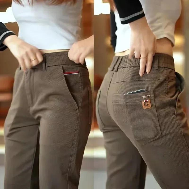 Pantalon décontracté pour hommes, nouveau Design de printemps, mode coréenne, régulier, élastique, S