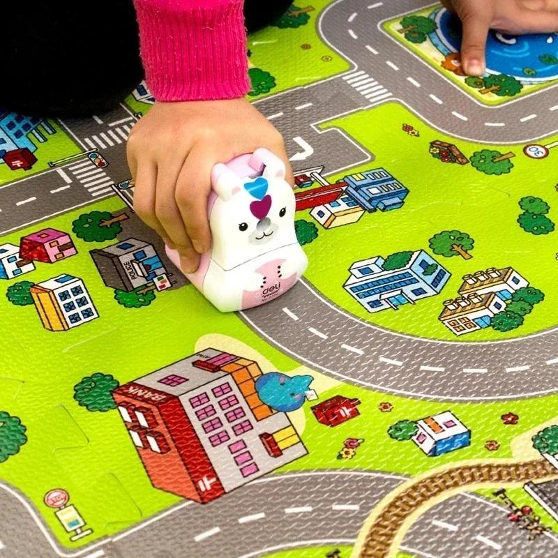 9 pièces/lot bébé tapis de jeu enfants tapis doux sol jouets route trafic doux sol décor à la maison