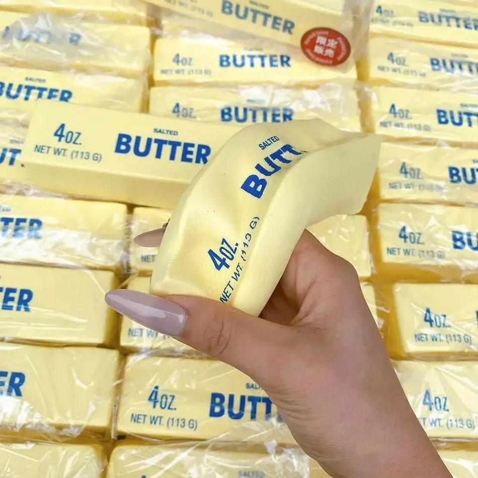 1-5 PIÈCES Jouet Squishy Bâton de Beurre à Remontée Lente, Jouet à Presser Anti-Stress, Cadeau Relax