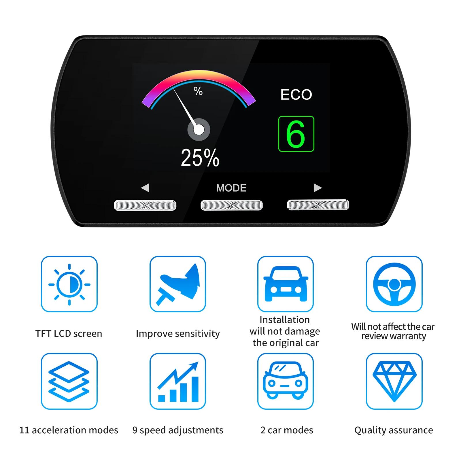 Contrôleur d'accélérateur électronique de voiture, réglage d'accélérateur pour voiture, 9 entraîneme