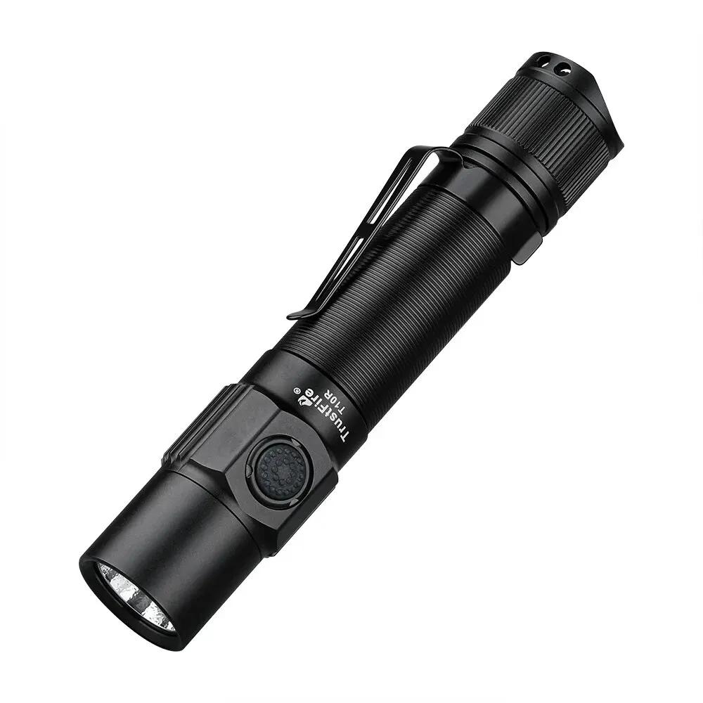 Olla fire-Lampe de poche T10R, 1800 lumens, type injuste C, aste par USB, 18650 LED, lampe militaire