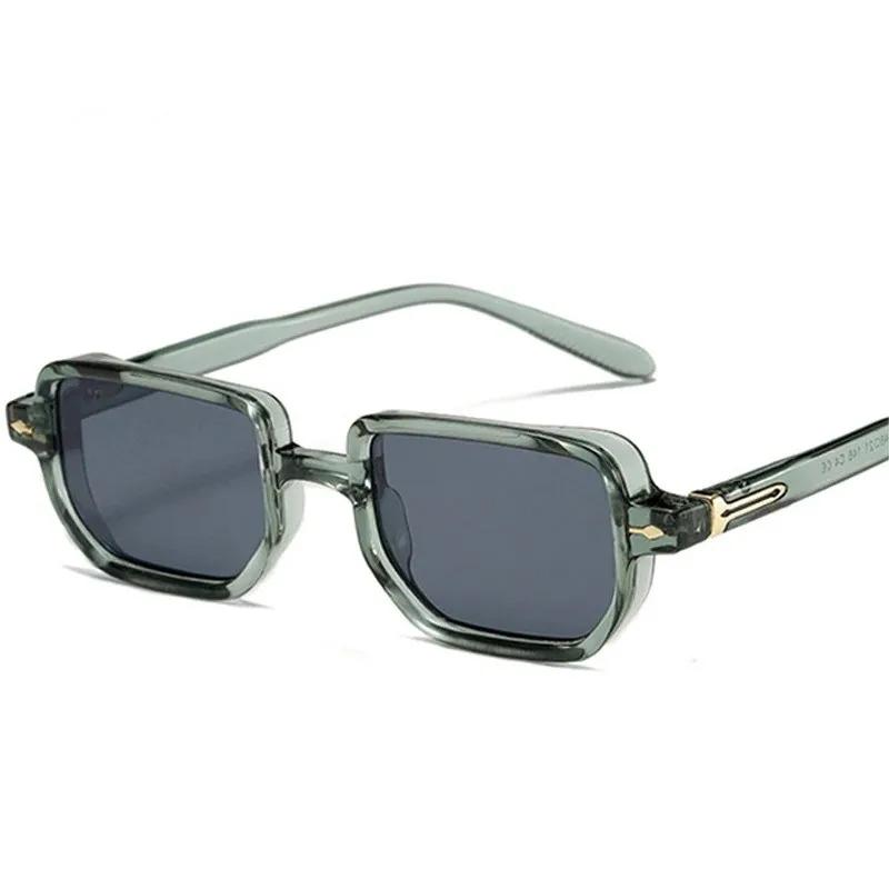 Lunettes de soleil rectangulaires pour hommes et femmes, lunettes de soleil pour documents de bonbon