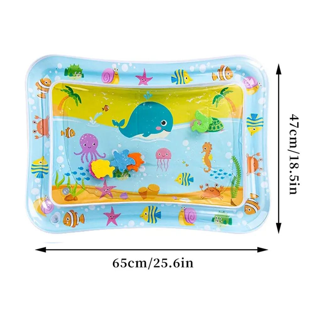 Tapis de jeu d'eau pour bébé, coussin gonflable en PVC pour nourrissons, temps du ventre, coussin d'
