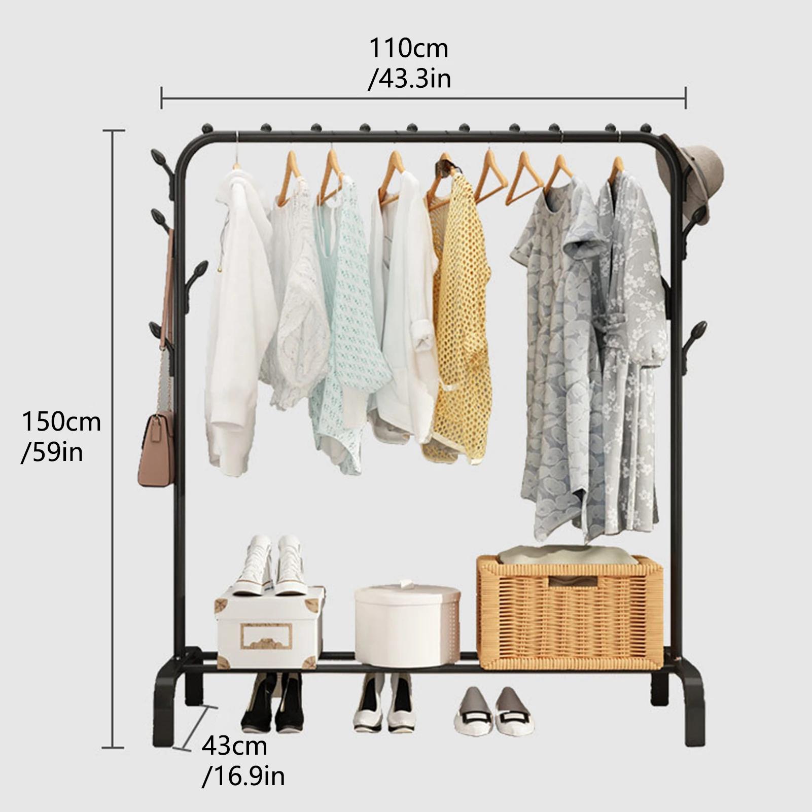 Table de nuit T1 pour vêtements, rangement pour manteau, chambre à coucher, étagère de rangement pou
