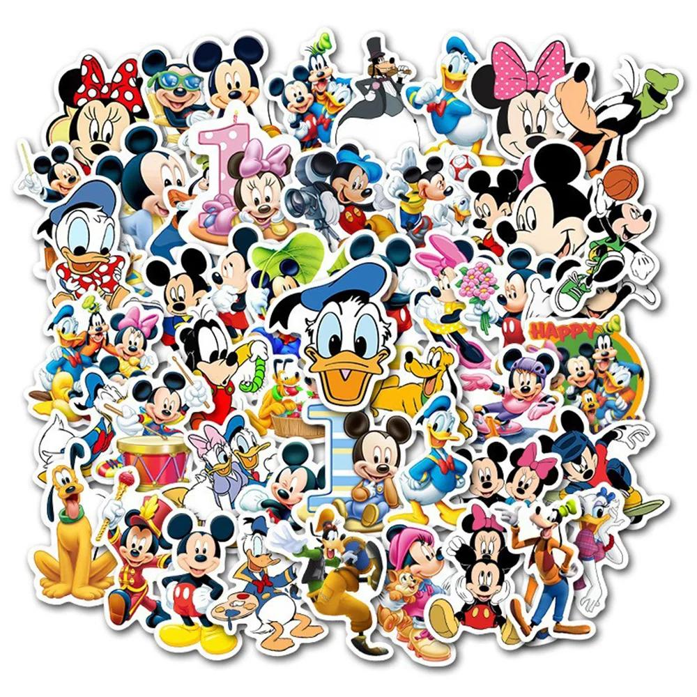 Autocollants du film Disney TureMouse, décalcomanies d'anime, bricolage, planche à roulettes, ordina