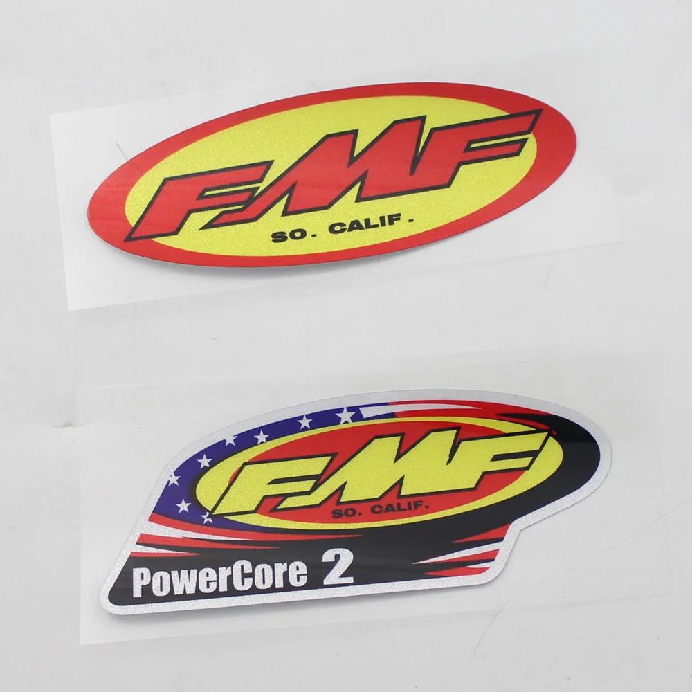FMF autocollants donc calif PowerCore 2 moto tuyau d'échappement décalcomanies universelles pour mot