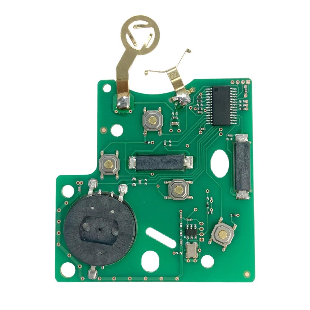 YOCASTY – carte intelligente mains libres sans clé, clé de voiture 433MHz PCF7952A pour Renault Mega
