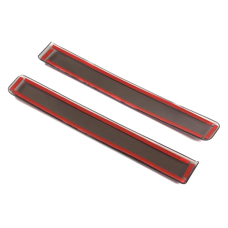 Autocollant de couverture de feu antibrouillard arrière ABS noir, accessoires extérieurs de voiture,