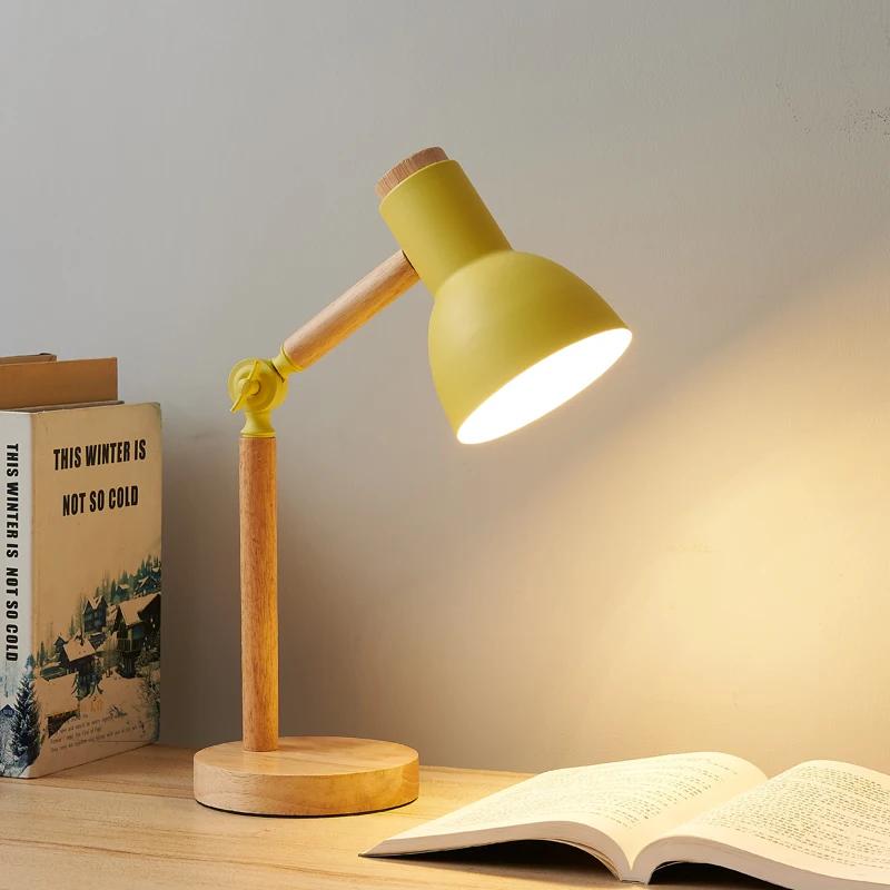Protection des yeux décorative nordique petite lampe de Table moderne Simple mignon exquis chambre b