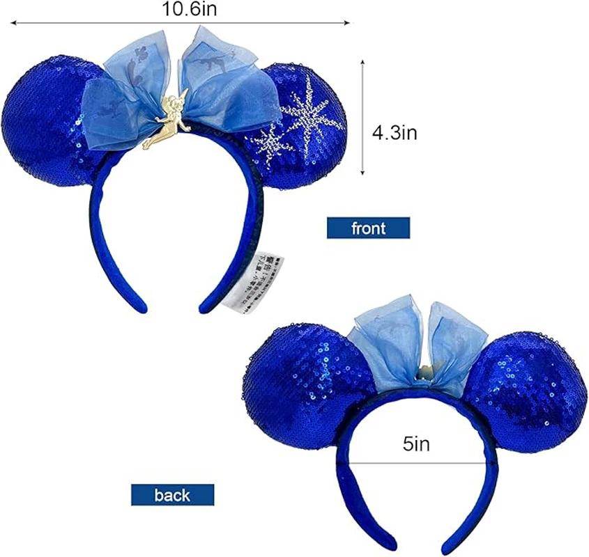 Disney Mickey bandeau arbre de noël beignet bandeau Peter Pan Cosplay bandeau Disneyland lettre band