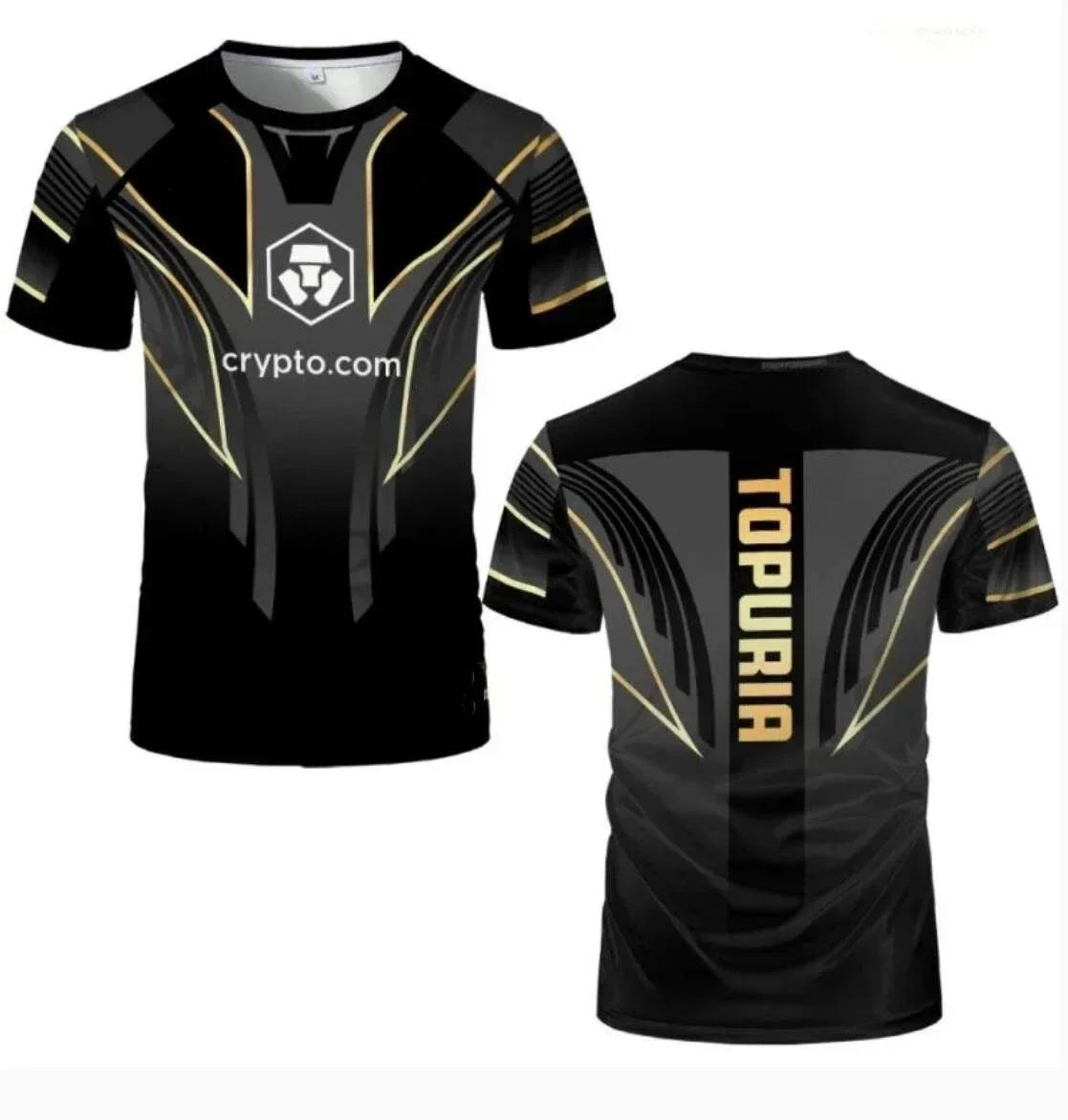 T-Shirt de Sport à séchage rapide et respirant pour hommes et femmes, impression 3D, Fitness en plei