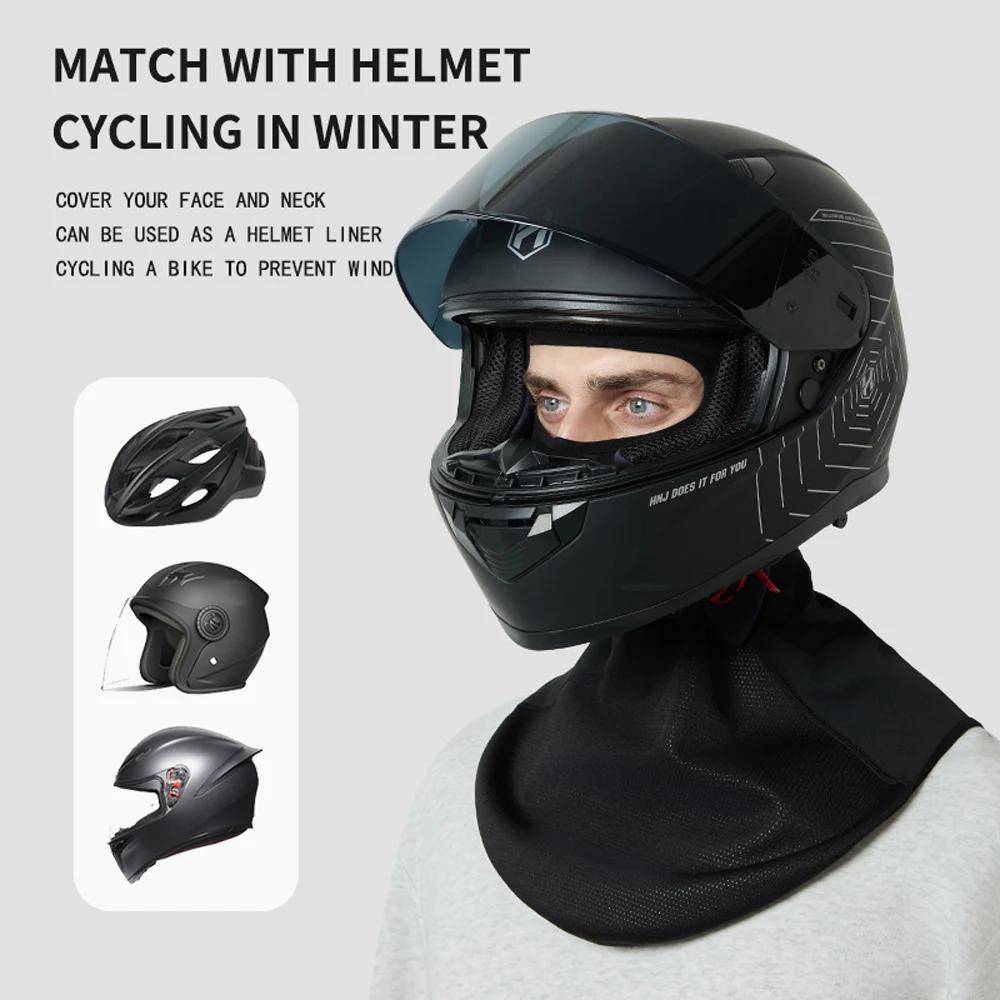 Couvre-tête chaud étendu pour l'extérieur, couvre-tête de moto, masque de doublure coupe-vent, masqu