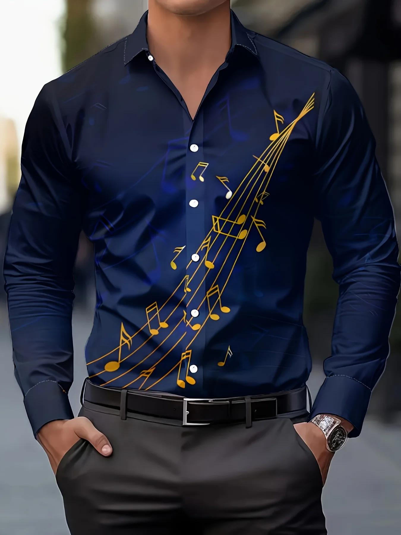 Chemise élégante à manches longues pour hommes, chemise boutonnée décontractée adaptée à un usage qu