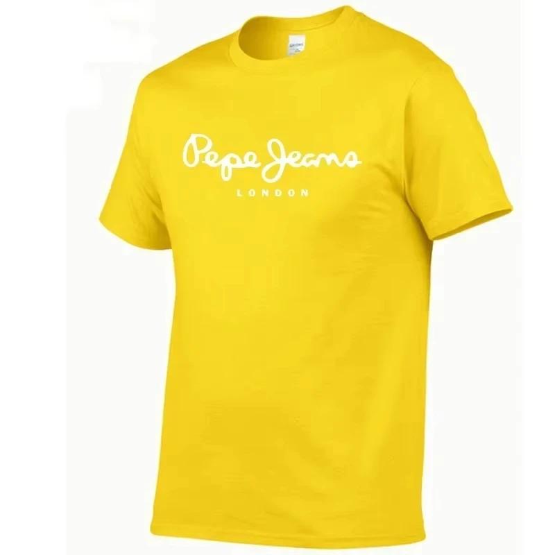 Nouveau T-shirt Pepe Jeans London Logo 2026, T-shirt d'été pour homme à manches courtes, tendance et