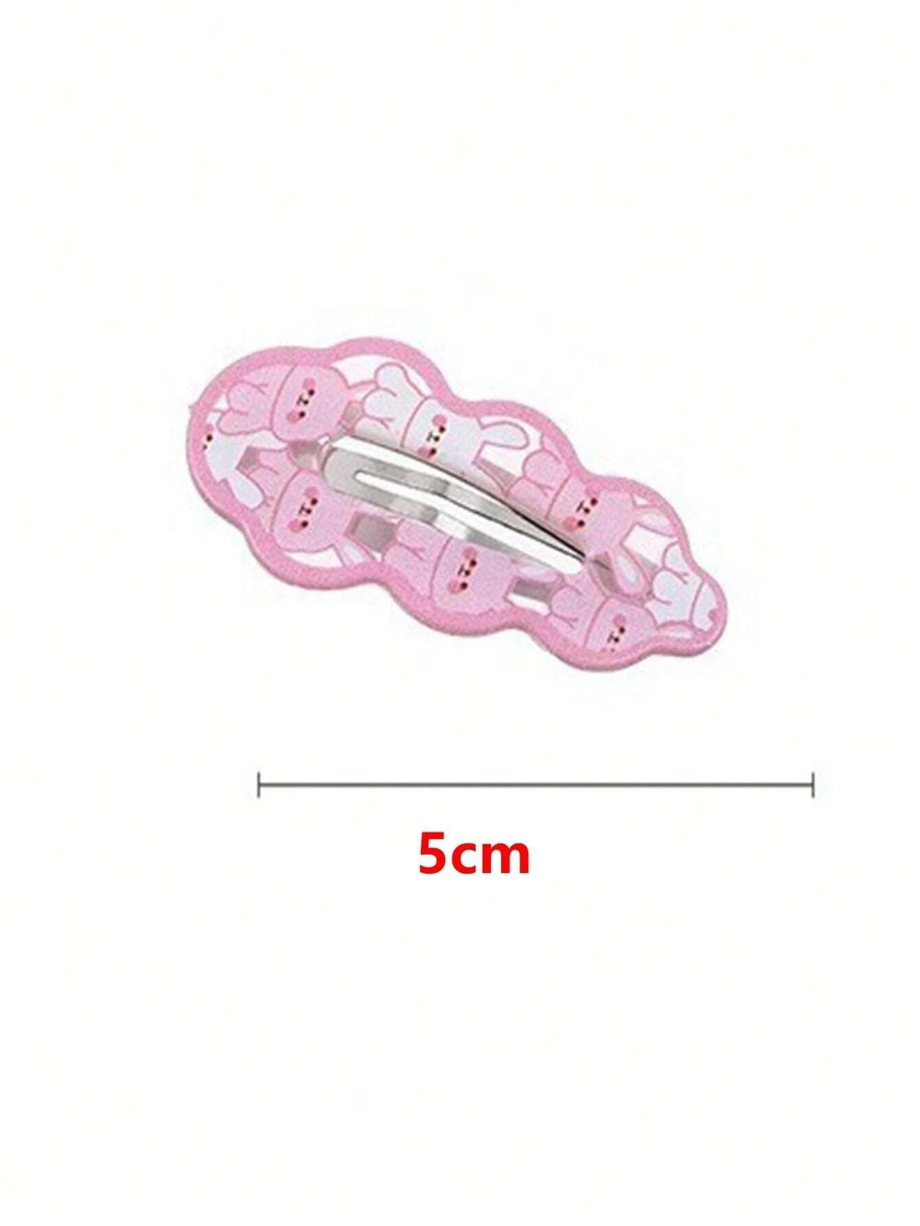 Pinces à cheveux lapin rose mignon, pince à frange, pince à cheveux latérale, accessoires pour cheve