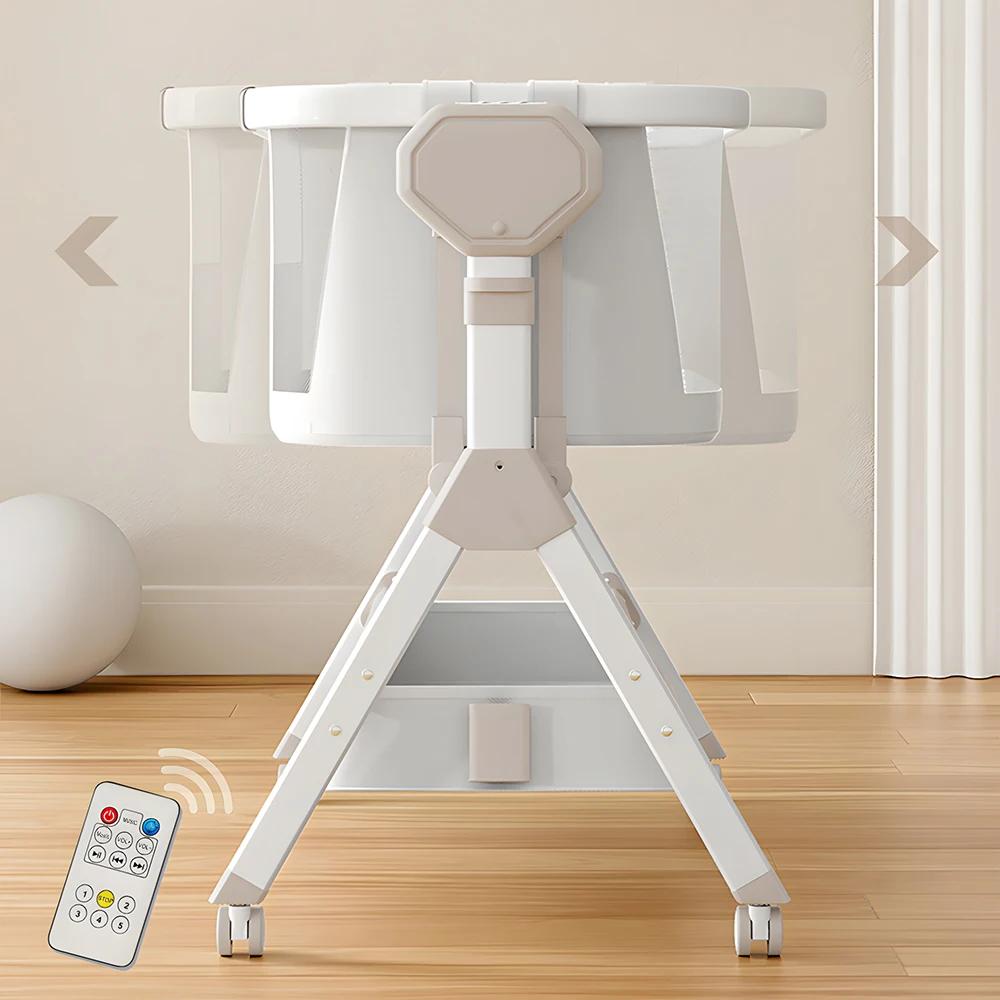 Berceau électrique pour bébé, berceau à bascule, lit cododo pour nouveau-né, lit d'appoint pour bébé