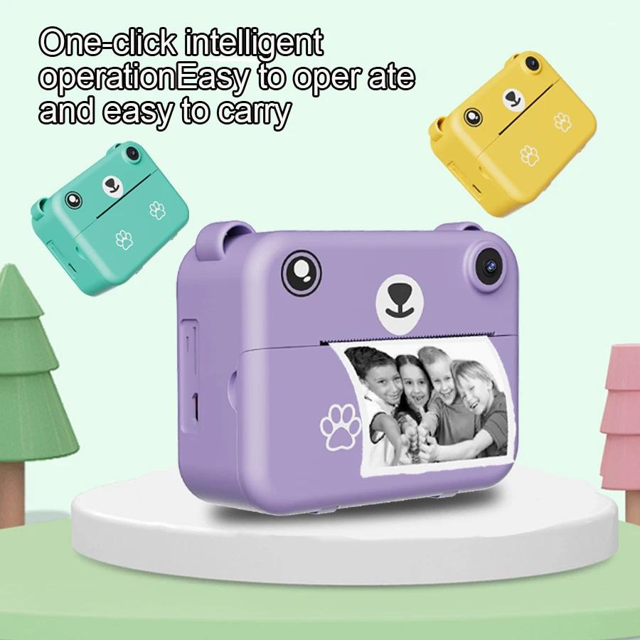 Appareil Photo numérique pour enfants, photographie à impression instantanée, enregistreur vidéo HD 