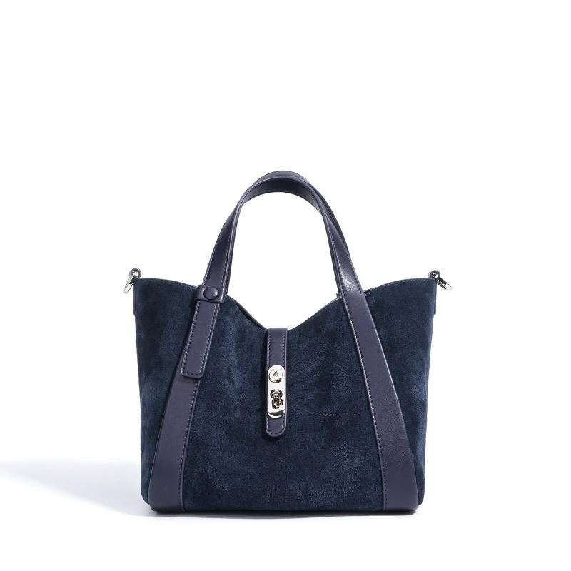 Jonlily femmes sac à bandoulière en cuir véritable femme mode sac à main fourre-tout sac de jour déc