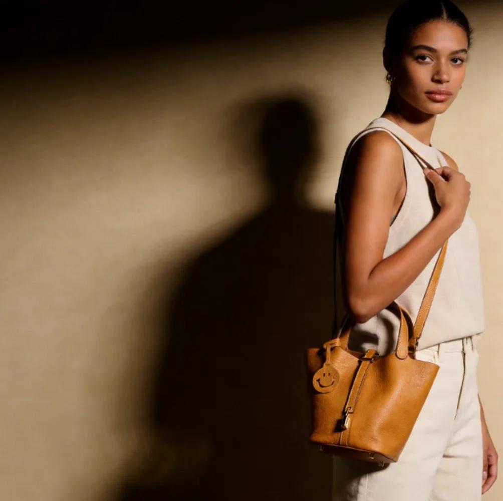 Sac panier à légumes en cuir de vache pour femmes, sac seau polyvalent à première couche, sac à main