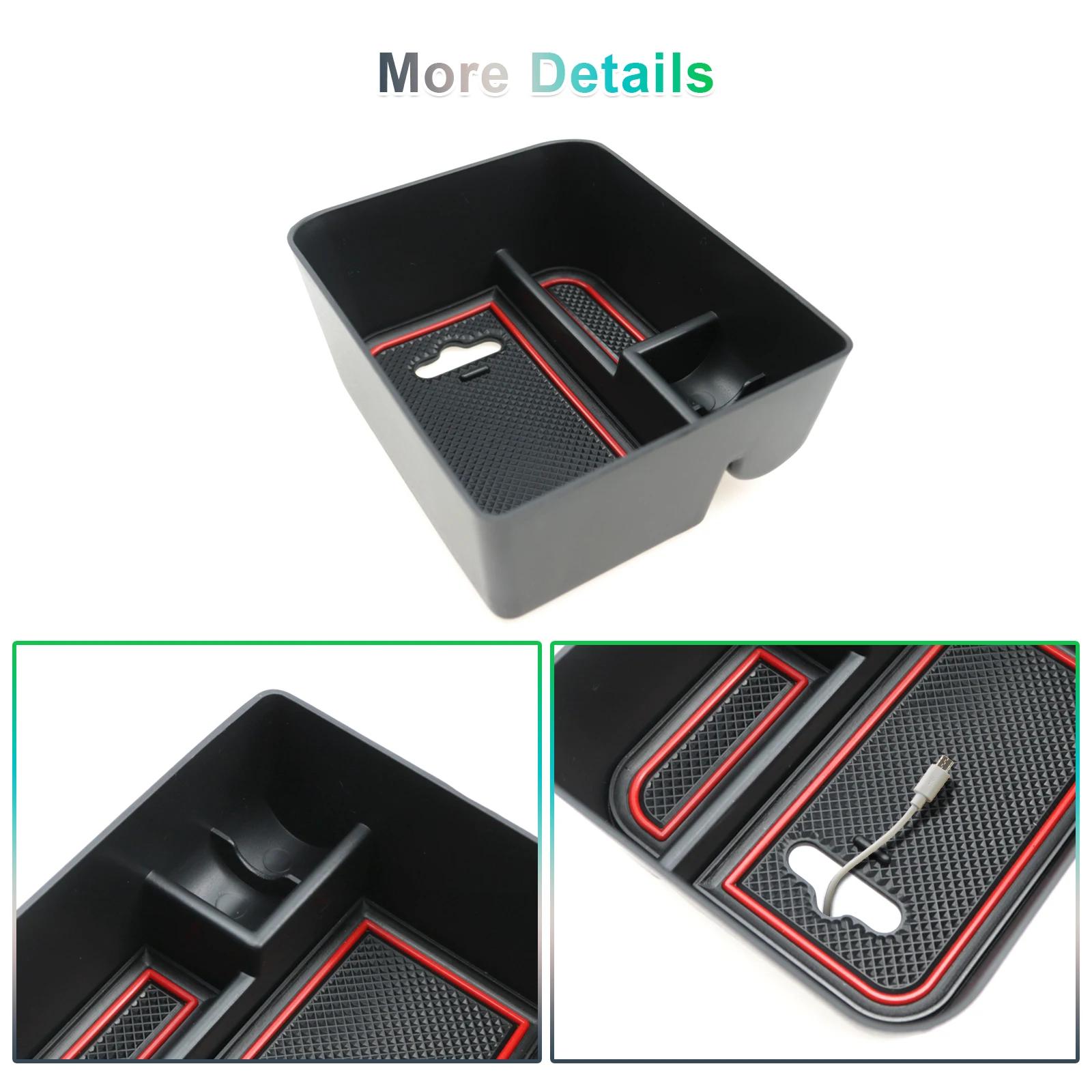 RUIYA Boîte de rangement pour accoudoir de voiture pour Seat Ibiza Typ 6F / Arona SUV 2020-2025 Cont