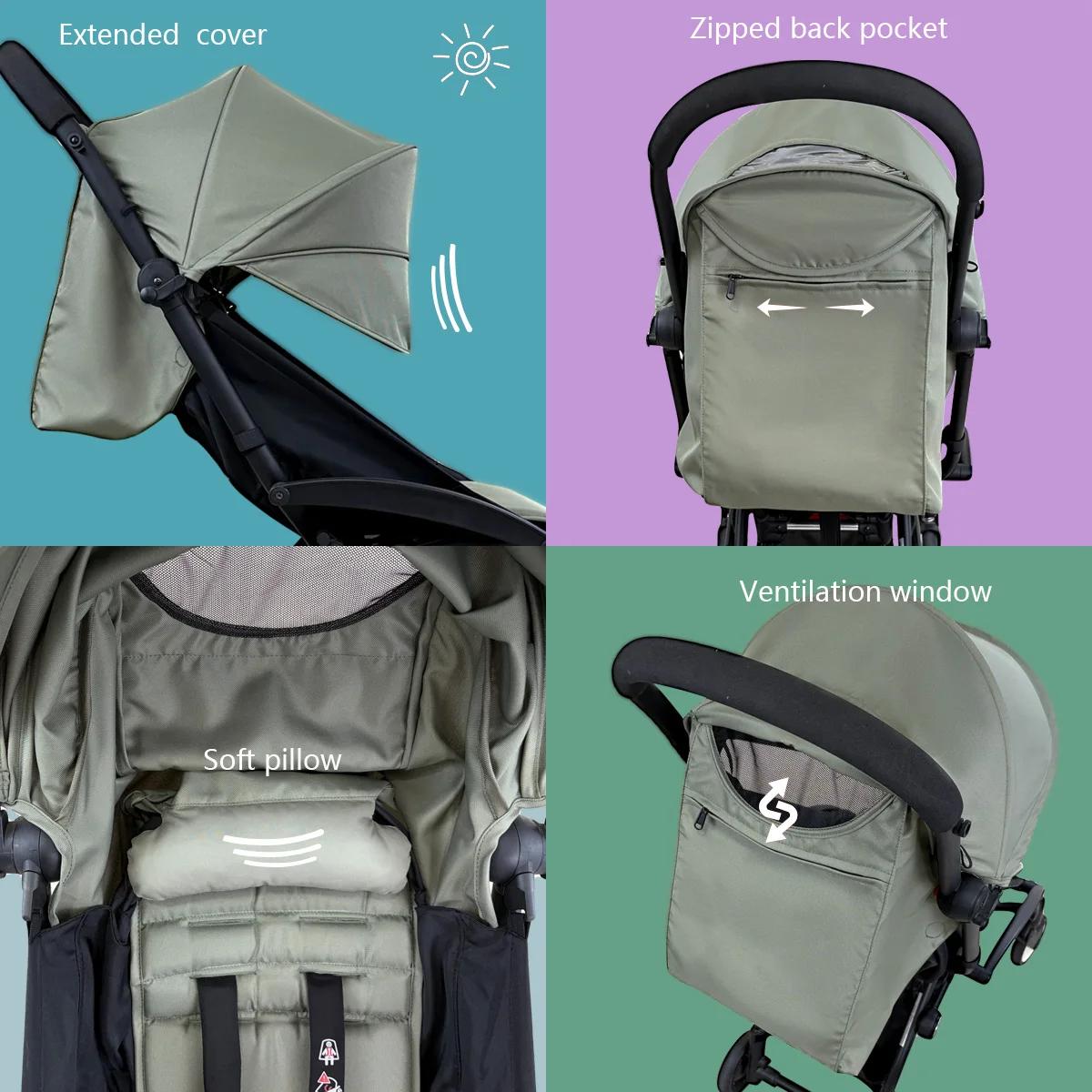 175 accessoires de poussette, housse de siège, coussin de siège Compatible avec Babyzen YOYO, matela