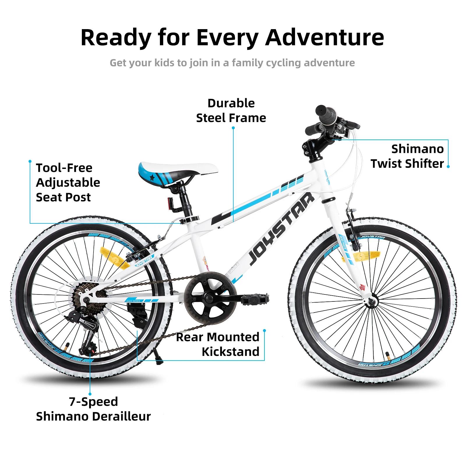 JOYSTAR 20 24 pouces vélo pour enfants pour garçons filles âgés de 7 à 12 ans VTT pour enfants avec 