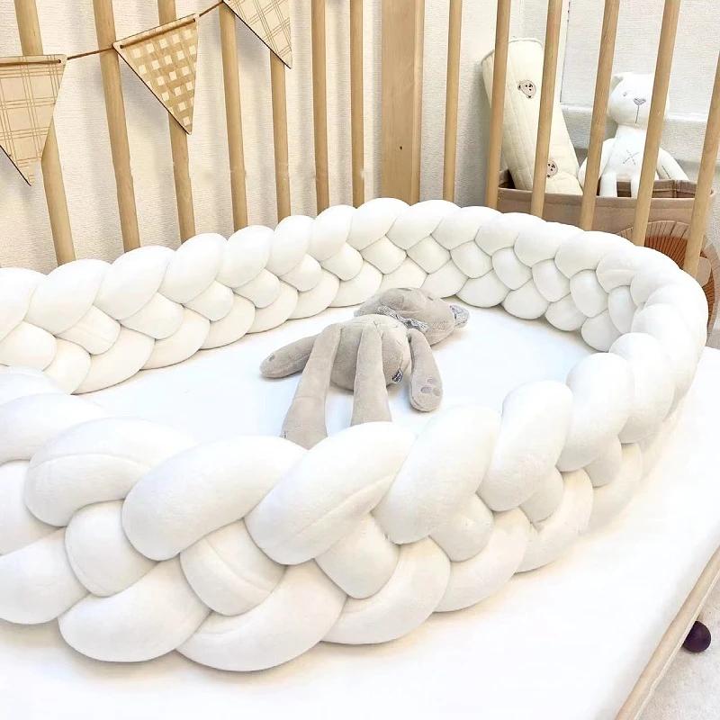 Natte lit bébé pare-chocs 2m 3m protection coussins mobile bleu décoration chambre livraison gratuite