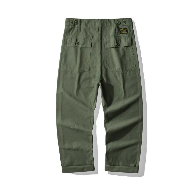 Pantalon American Vintage OG-107 pour homme, 100% coton, satiné lavé, poids lourd, pantalon de trava