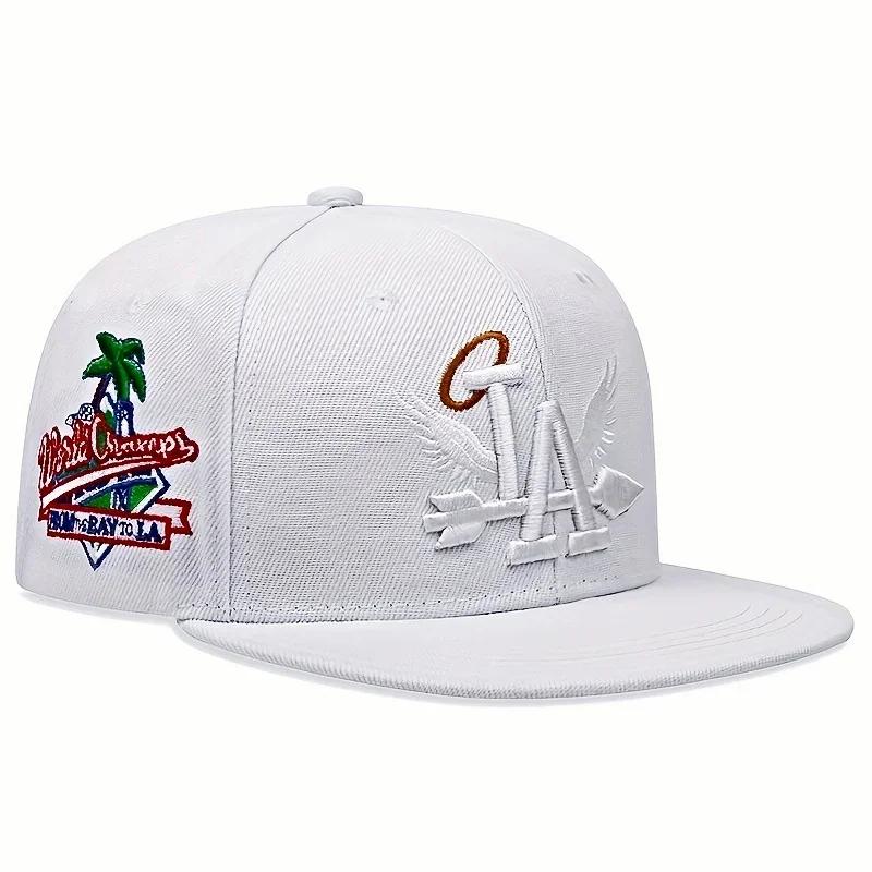 1/2/3/4 pièces mode unisexe LA broderie casquettes de Baseball Los Angeles chapeau de relance ailes 