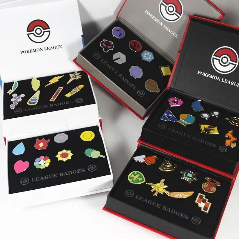 Danemark ge en métal Pokemon League Dean M pour enfants, figurines d'anime, monstre de poche, roi du