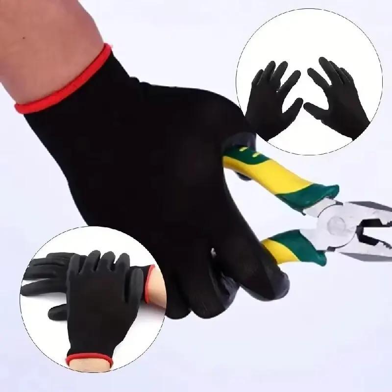 10 paires de gants de sécurité durables – Protection ESD antidérapante, résistante à l'usure pour le