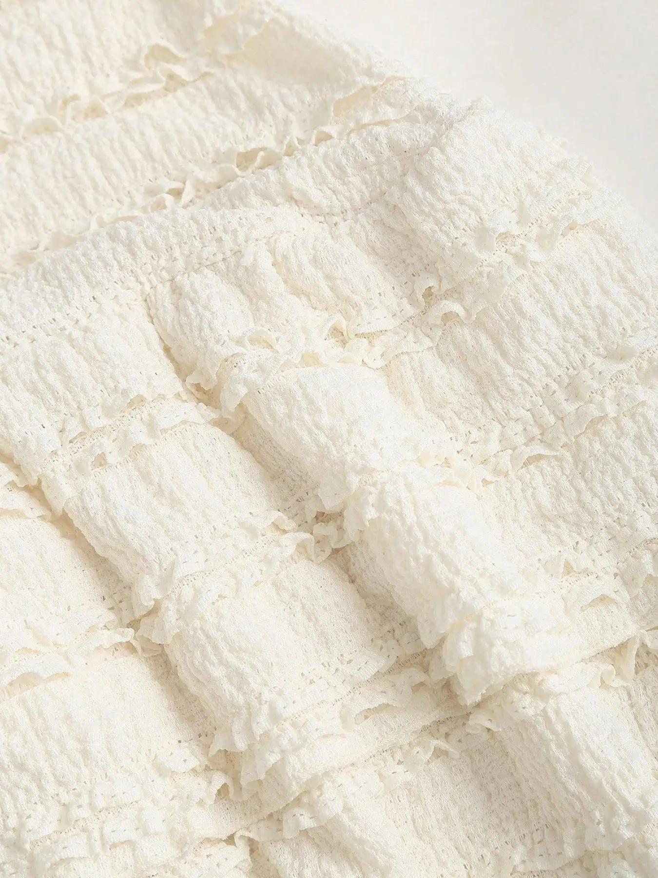 Mini jupe en tissu à haute élasticité pour femmes, couleur unie, décolleté dos nu, avec ourlet, Desi