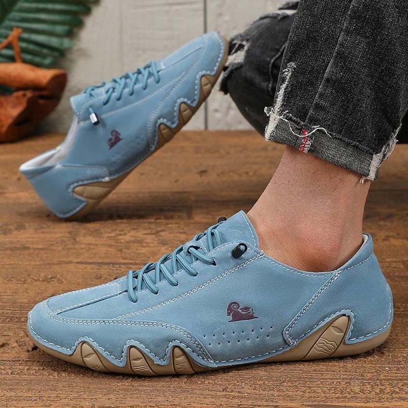 Chaussures pour homme marque de mode mocassins à semelles souples chaussures de marche confortables 
