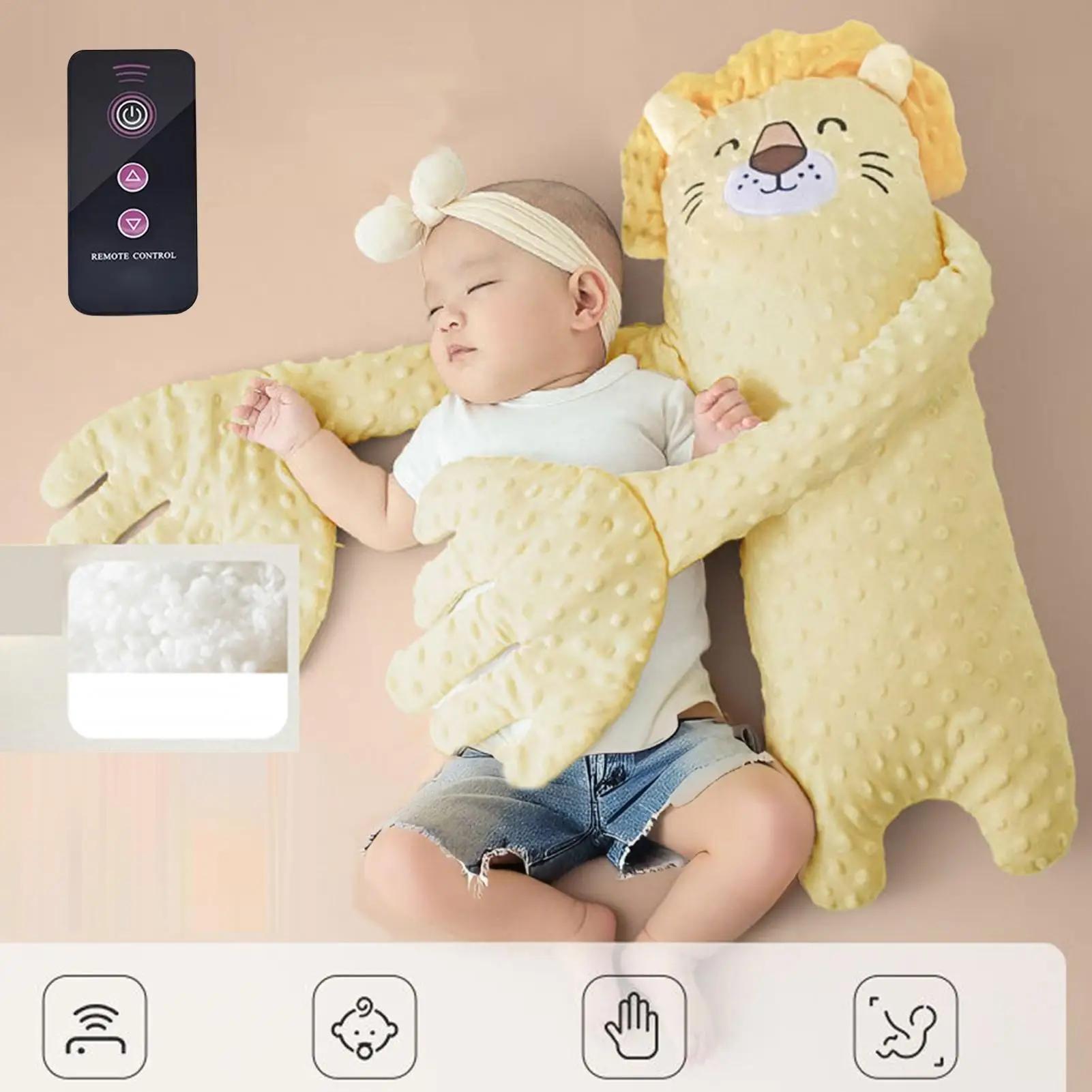 Coussin de Sommeil pour Bébé avec Sons Apaisants, Anti-Surprise, Jouet pour Tout-Petits avec Télécom