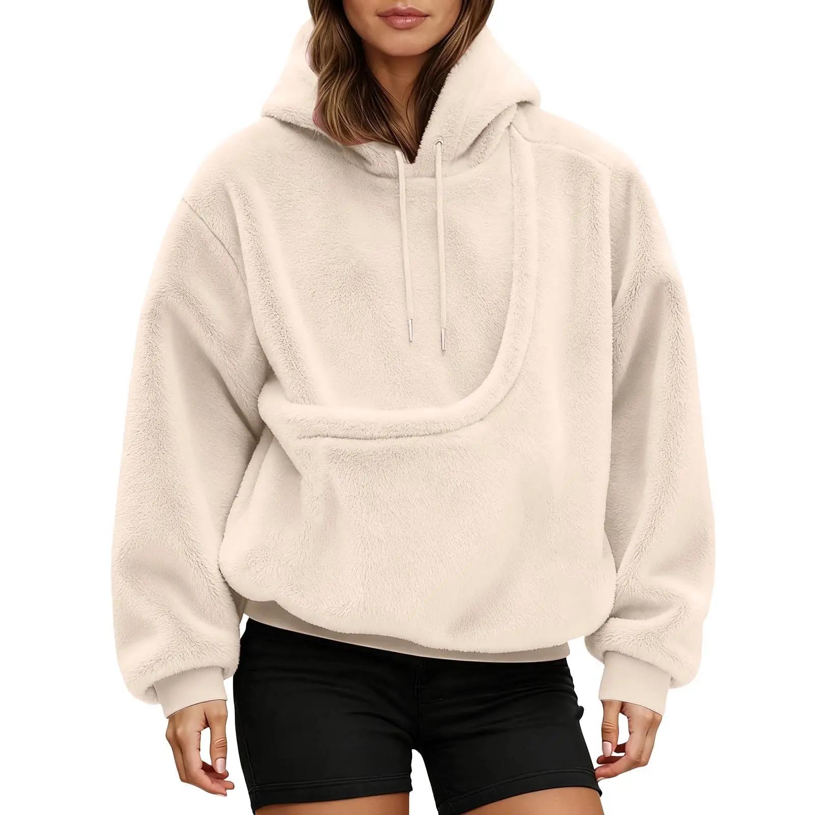 Sweat à capuche unisexe pour animaux de compagnie, sac pour chat et chien, sweat-shirt à manches lon