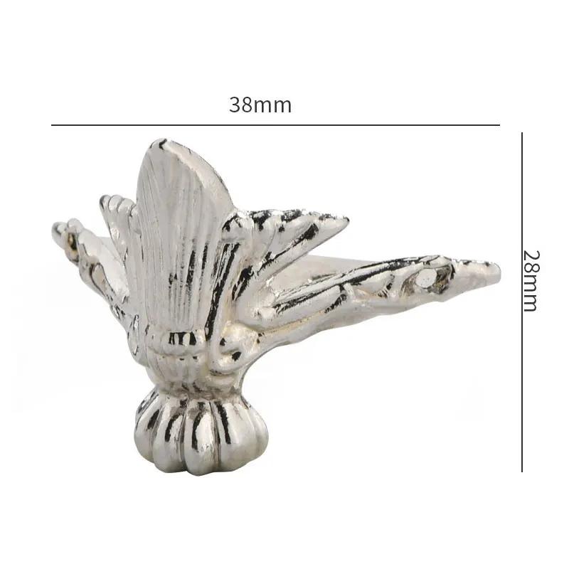 Protecteur d'Angle Antique en Alliage D.lique, Coffre à Bijoux, Caisse en Bois, Pieds Décoratifs, Ja