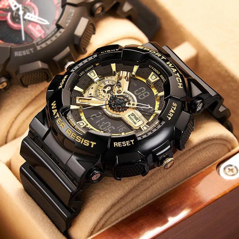 Montre de sport électronique multifonction pour hommes, montres pour jeunes, tendance de la mode
