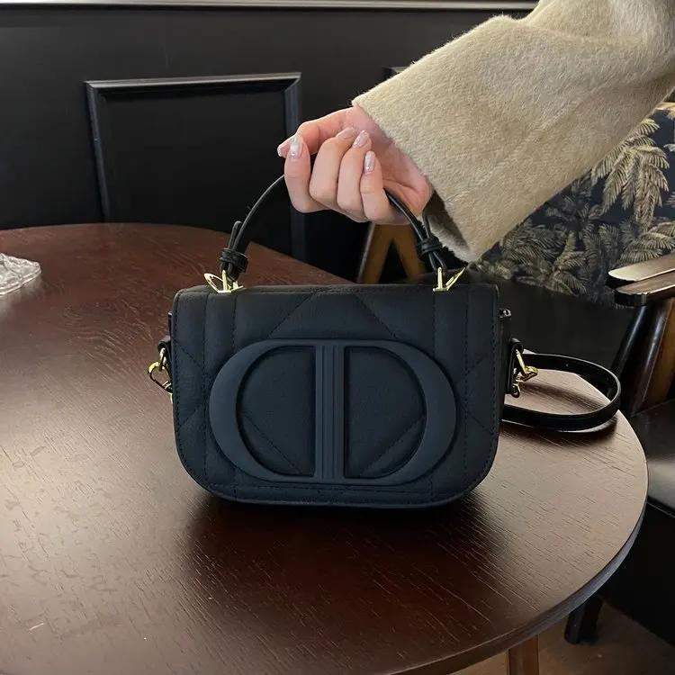 Sac à bandoulière élégant de créateur, sac à langer, sac fourre-tout en cuir de luxe pour femme, gra