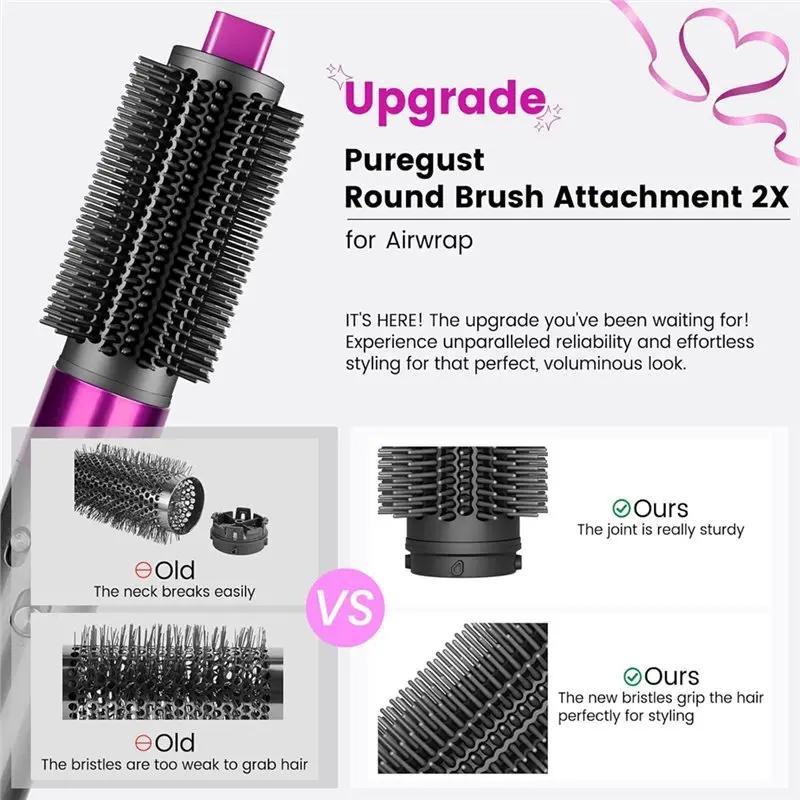 Accessoires de brosse volumisante ronde améliorés et petites brosses rondes pour les modèles Dyson A