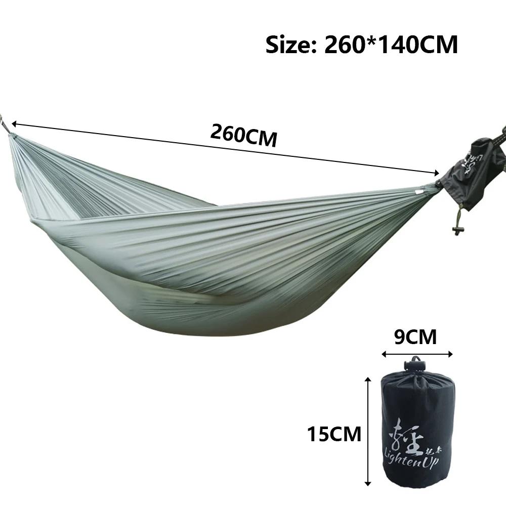 Hamac de Camping ultraléger en Nylon, Parachute, 380T (20D), petit, pour randonnée, Camping et activ