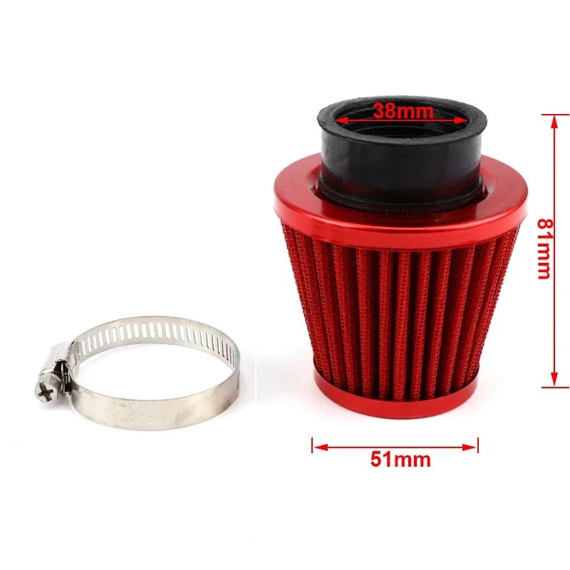 Kit universel d'induction d'admission de filtre à Air de moto de 38mm pour GY6 50cc 110cc 125cc moto